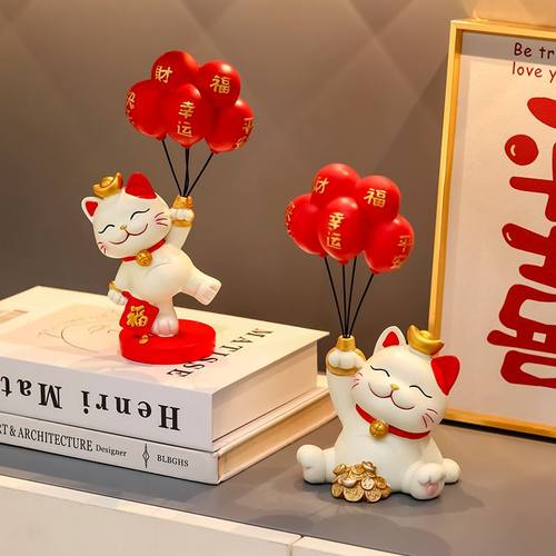 招财猫摆件入户玄关鞋柜装饰