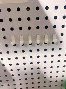 适用五金少女金属圆孔洞洞板配件 圆孔洞洞板 通用钩 孔径6mm通用