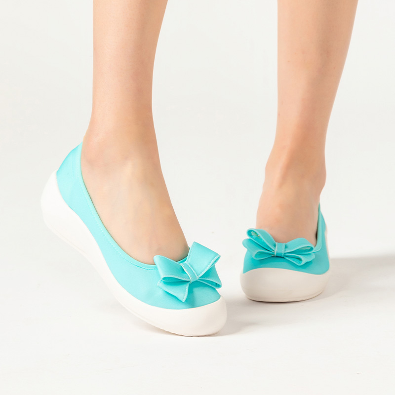 ILR时尚蝴蝶结浅口单鞋软底透气
