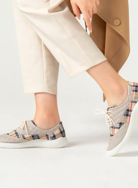 ILR因爱乐诗英伦风复古风格平底时尚休闲百搭女鞋轻便单鞋