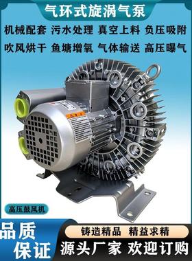 高压漩涡风机4RB 410-0AA41-7 1.1KW 浴池吹风曝气气环式旋涡气泵