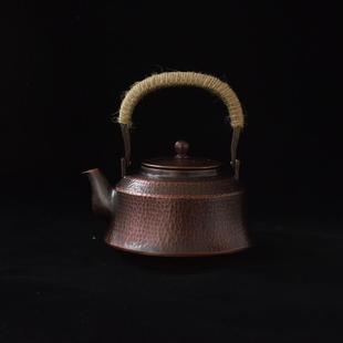 紫铜壶 复古茶道煮茶壶泡茶铜壶功夫茶具 烧水壶 茶艺壶电陶炉壶
