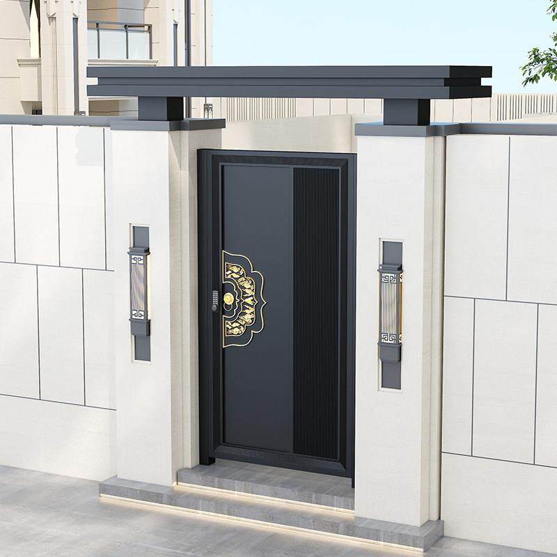 铝艺精雕别墅庭院大门铝合金自建房对开 门定制户外不锈钢子母门,全屋定制,庭院门,淘宝优惠券,粉丝福利购,淘宝优惠卷