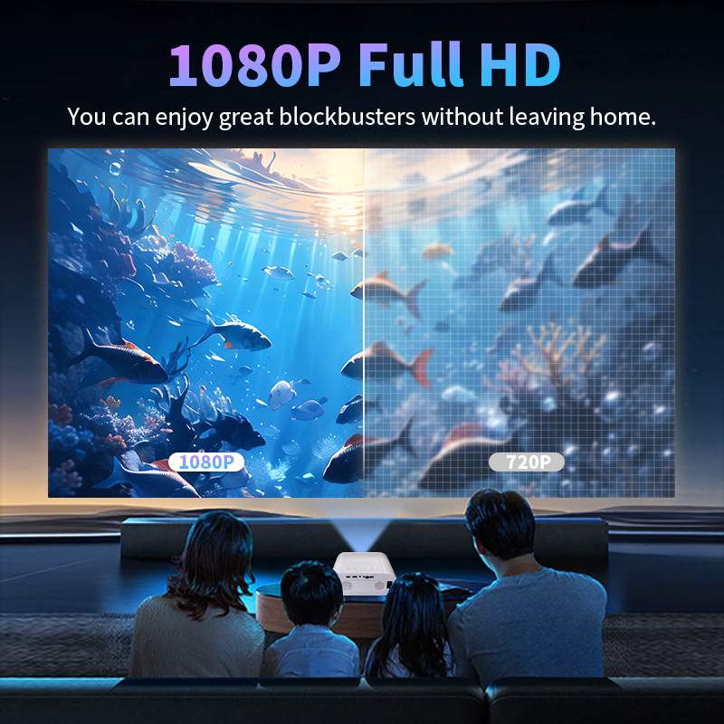 Solarsea L007 FULL HD New Projector Home Theater Office Meet