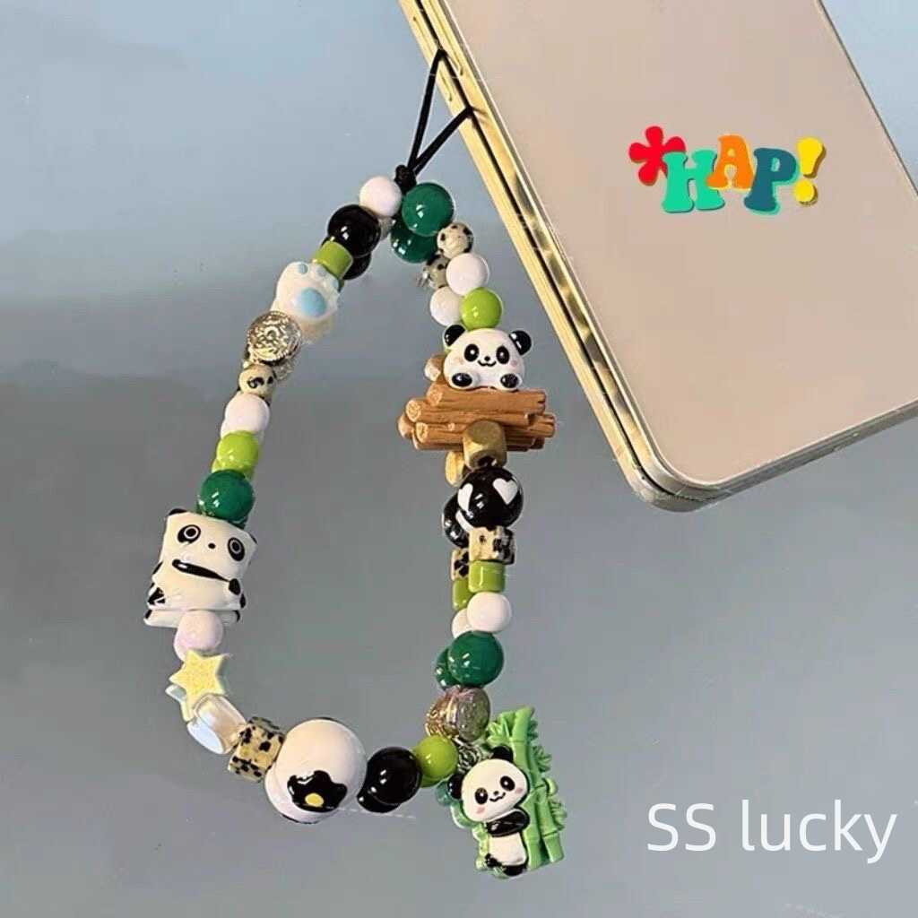 短款可爱防摔ins熊猫高级感挂饰