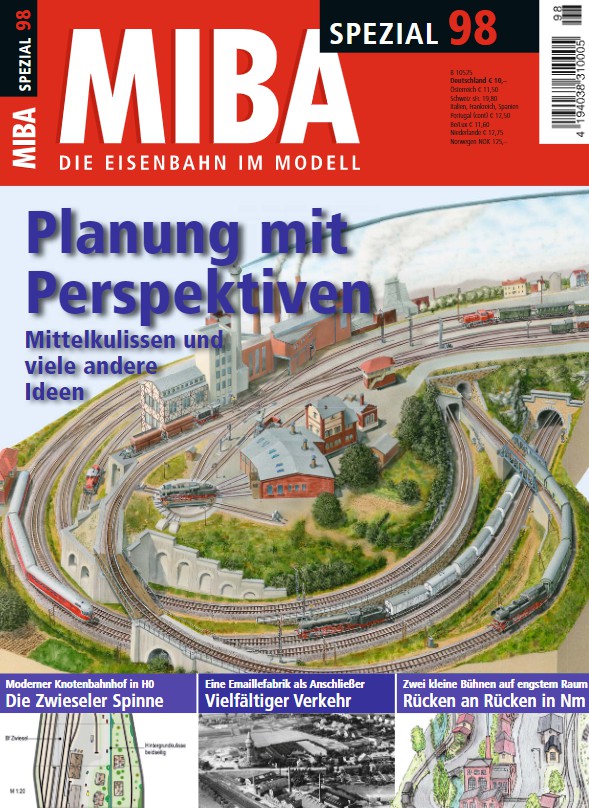 MIBA铁道模型教程火车铁路微缩场景道路情景铁轨模型沙盘规划