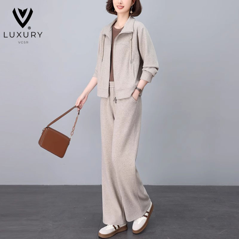 春季套装女2025新款开春爆款高级感穿搭一整套时尚休闲运动两件套