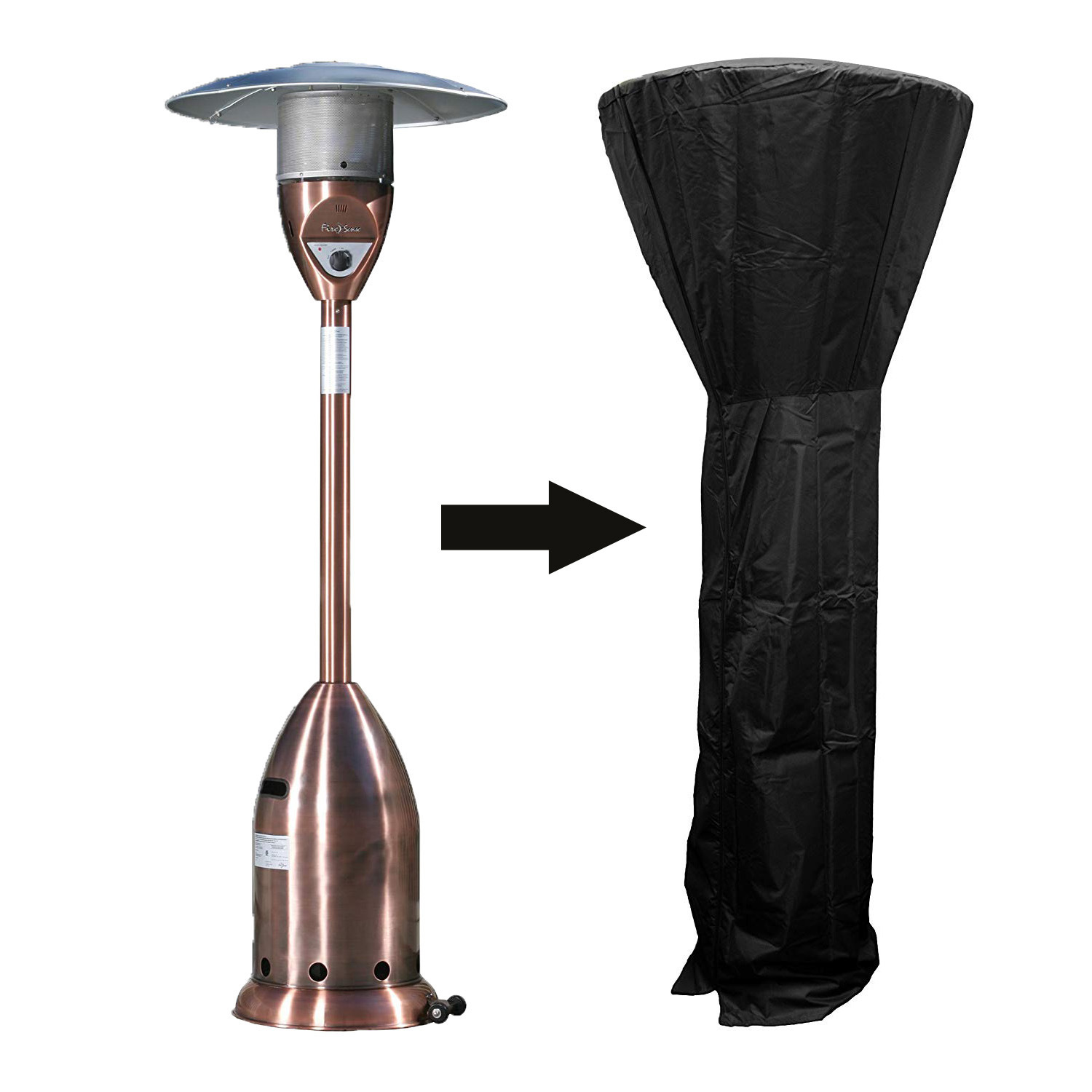 厂家批发室内外电器护套 庭院加热器防尘罩 户外防水防晒加热器罩