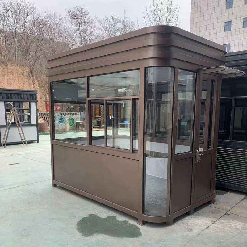 郑州钢结构岗亭保安亭户外门卫治安值班室小区物业停车场收费成品