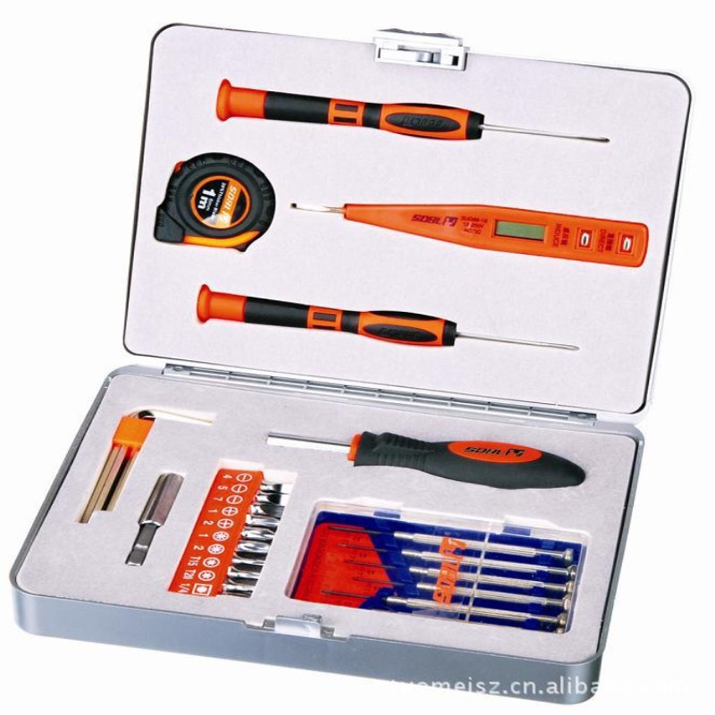 圣德保罗五金/工具28件迷你型家用工具组合套装SD-021