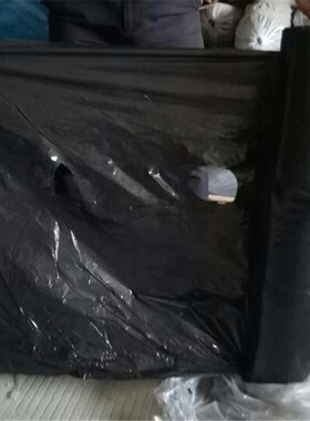 现货PE黑色色90公分单孔膜 60公分三角形农用打孔地膜 除草抑虫