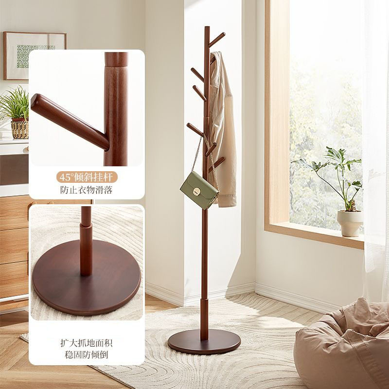 家用实木衣架落地卧室挂衣架挂衣杆客厅立式榉木衣帽架收纳架,家庭/个人清洁工具,厨卫防水贴/条,淘宝优惠券,粉丝福利购,淘宝优惠卷