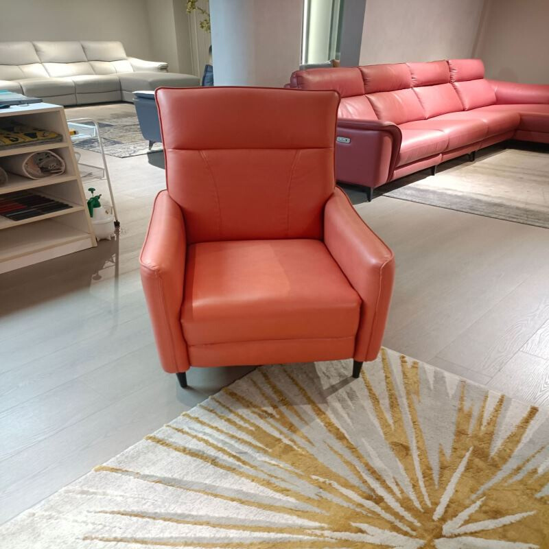 意式极简躺椅家用舒适久坐小沙发椅休闲懒人椅书房办公室午睡卧椅