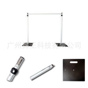 Anycase铝合金宽度调节8x8ft花墙架婚礼舞台纱幔幕布花墙架伸缩杆