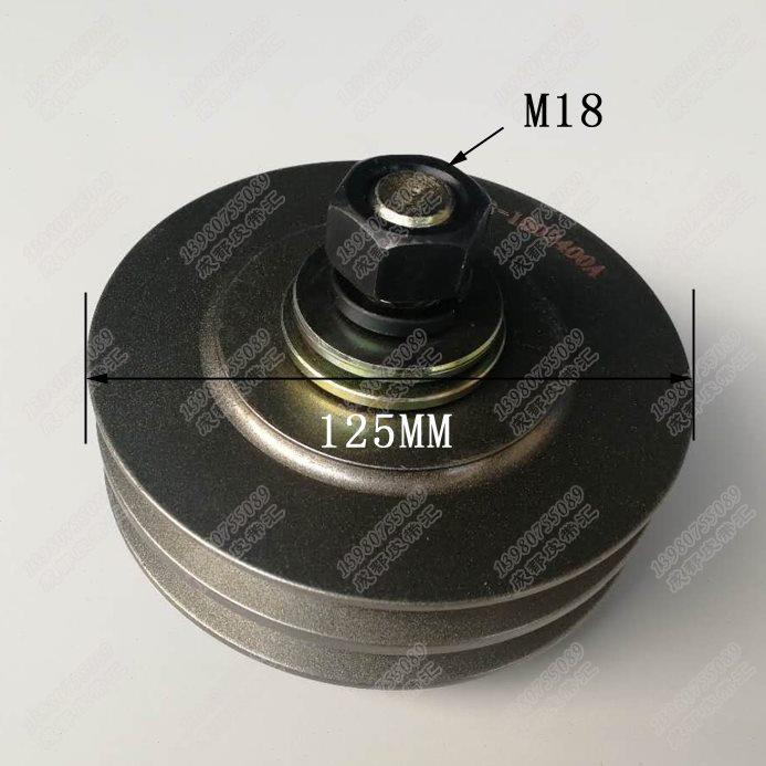 YC6J双槽涨紧轮J4208-1002400皮带张紧轮J3808货车玉6105柴皮带轮