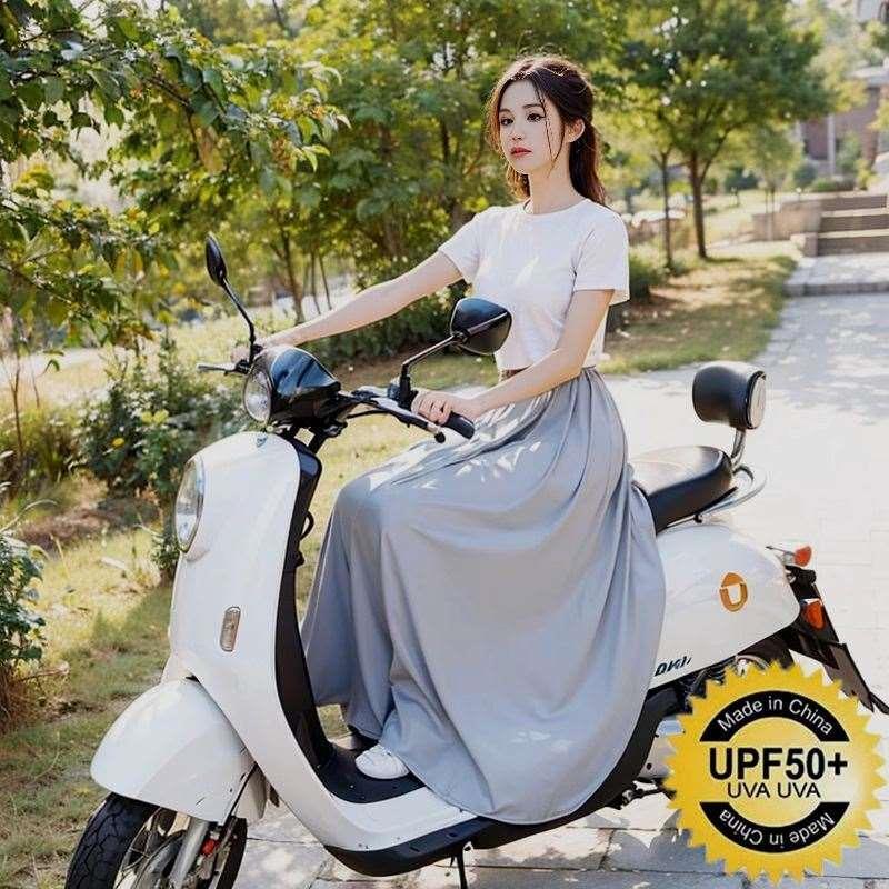 电动车裙防走光神器夏天骑电车电瓶摩托车腿部围裙遮阳裙