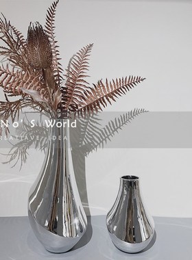 现代轻奢摆件组合客厅售楼处会所卧室玄关创意样板房花器棋盘装饰