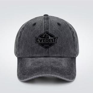 珠峰8848运动攀岩棒球帽男女登山旅游团鸭舌帽水洗印花秋冬款帽子