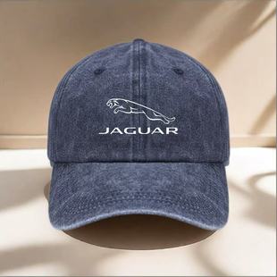 新款棒球帽捷豹车标汽车豪车帽子4s店帽子男女遮阳百搭户外鸭舌帽