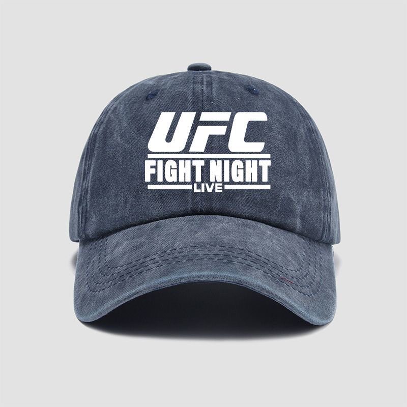 UFC格斗 MMA混合格斗武术 拳击运动训练帽子棒球帽男女百搭鸭舌帽