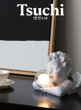 轻奢泡泡女孩小夜灯摆件客厅桌面玄关电视柜装饰改造房间的小物件