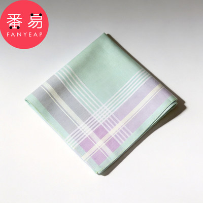 手帕B1pn008-随身小方巾擦汗老式手绢怀旧淡雅便携男女士小手巾