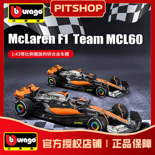 比美高143迈凯伦MCL60赛车模型