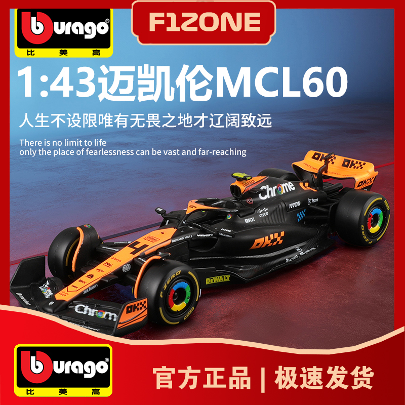 143迈凯伦MCL60新加坡赛车模型