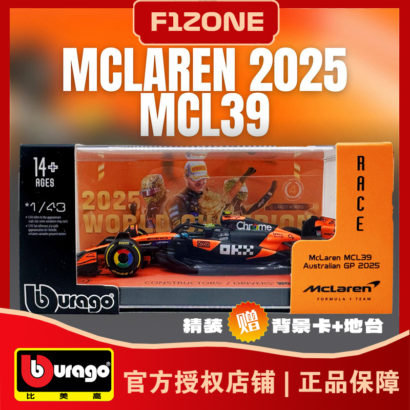 比美高迈凯伦MCL39赛车模型