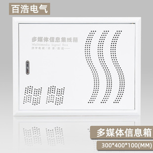 直供多媒体信息箱大号家用新款 弱电空箱多媒体集线箱