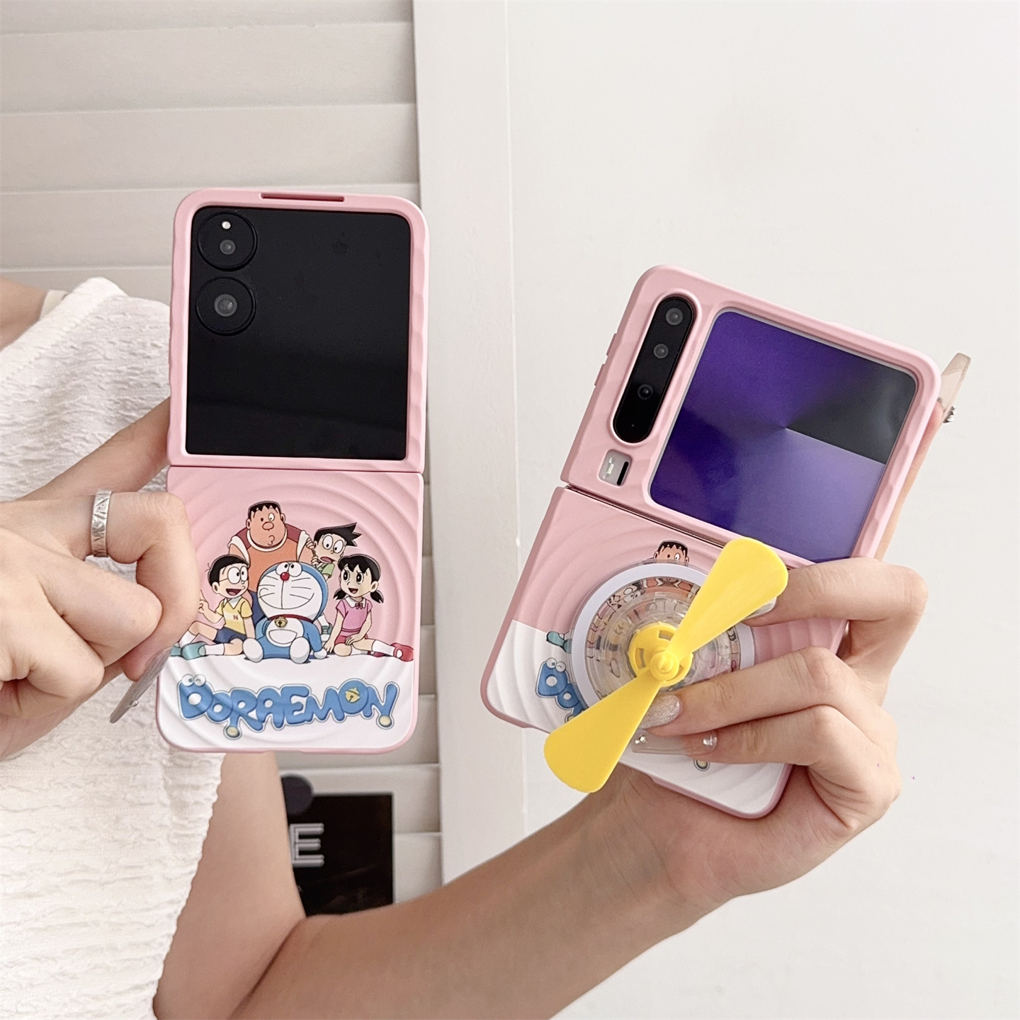 卡通叮当猫适用小米mixflip2壳