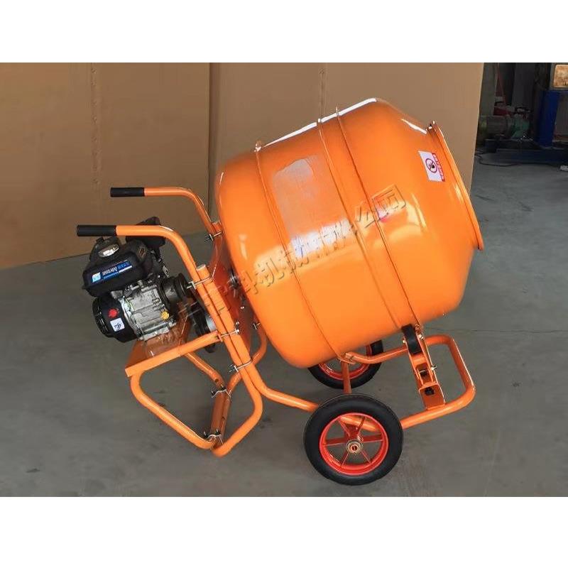 家用型电动单向搅拌机混凝土施工三角搅拌桶养殖场饲料搅拌工具