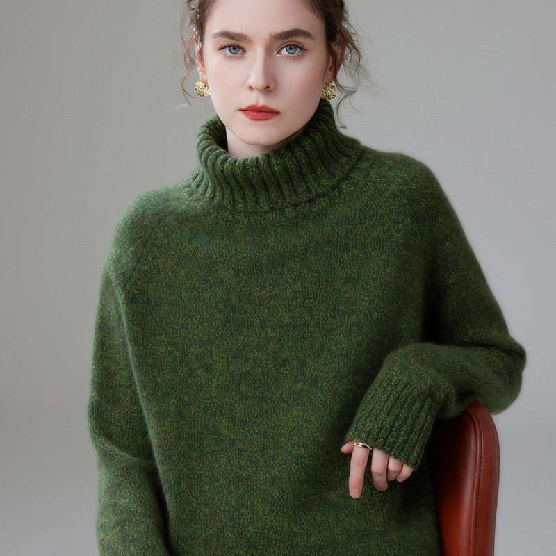 花纱加厚羊绒衫慵懒羊绒衫