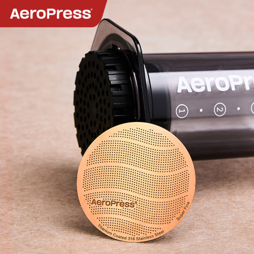 Aeropress爱乐压滤网片镀钛款