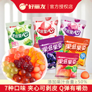 ORION 袋糖果 好丽友果滋果心QQ软糖夹心手剥皮休闲儿童零食品16g