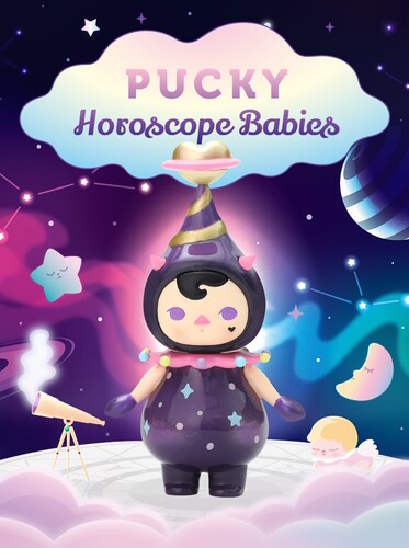 正品泡泡玛特•PUCKY毕奇精灵星座系列盲盒娃娃手办