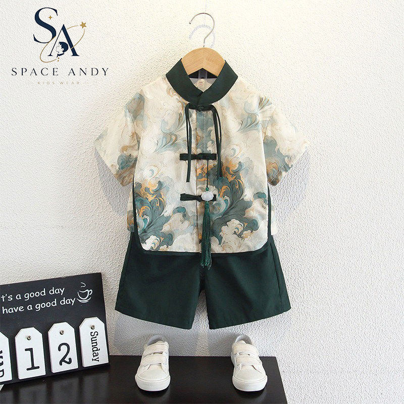 法国SA男童新中式汉服2026新款