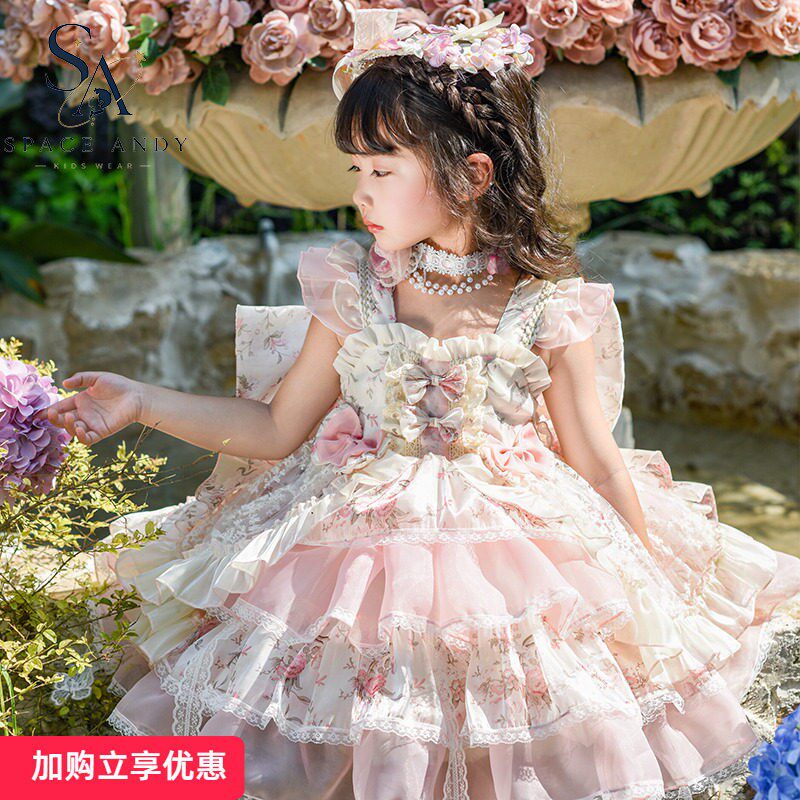 法国SA女童洋装夏季2026公主裙