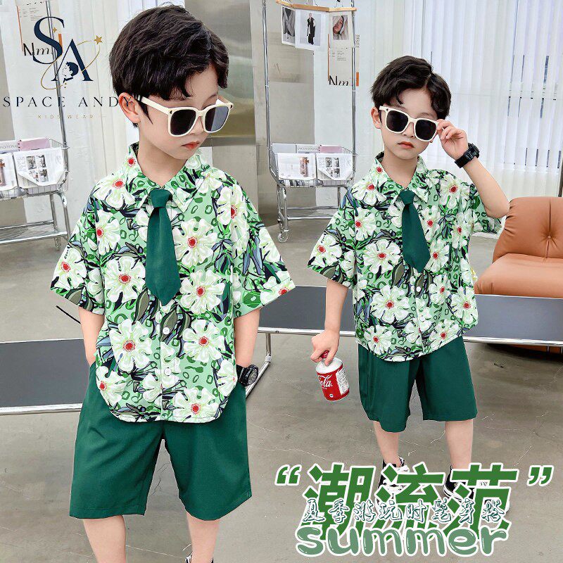法国SA儿童港风演出服男