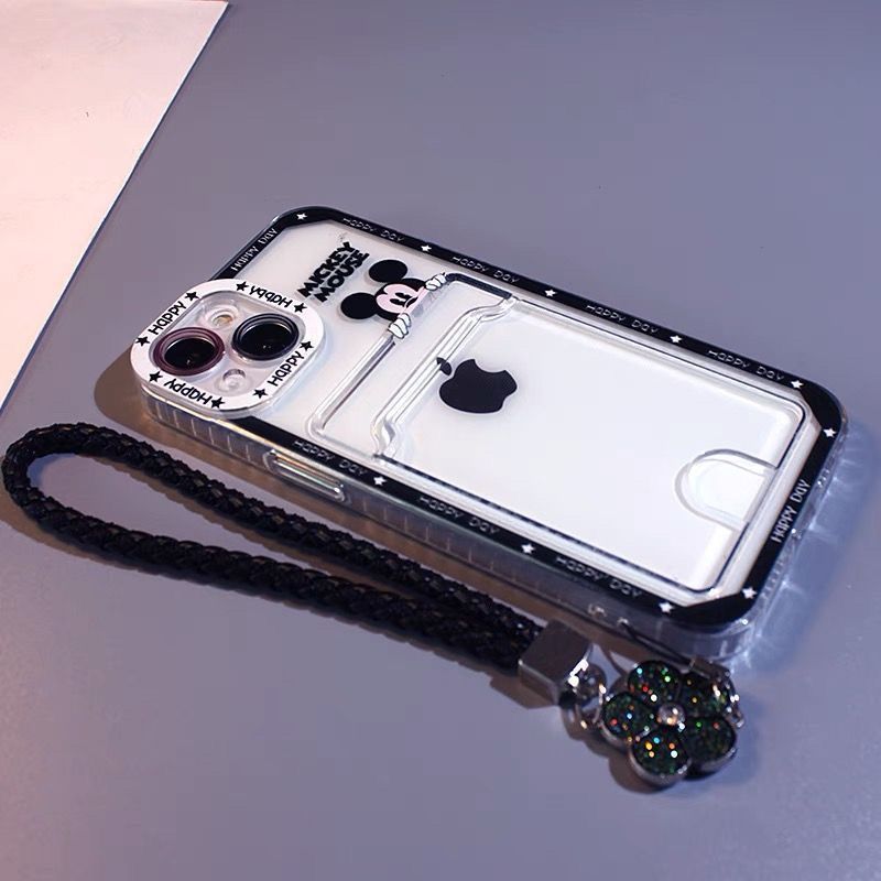 14躲猫猫米奇米妮iPhone15promax苹果16手机壳12新款14透明xr78pl