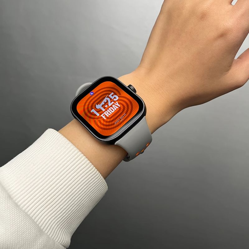 适用红米watch4表带新款网洞双色硅胶小米手表替换腕带RedmiWatch