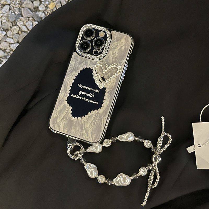 ins巴洛克轻奢闪钻珍珠手机链挂绳相机链ccd挂绳带夹片包包挂,个性定制/设计服务/DIY,手机壳/保护套定制,淘宝优惠券,粉丝福利购,淘宝优惠卷