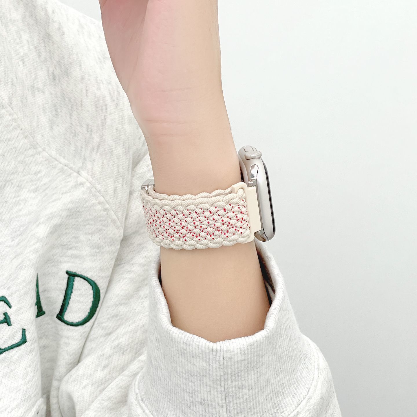 适用华为fit4手表带链编织磁吸华为watchfit3表带女生小众new秋冬