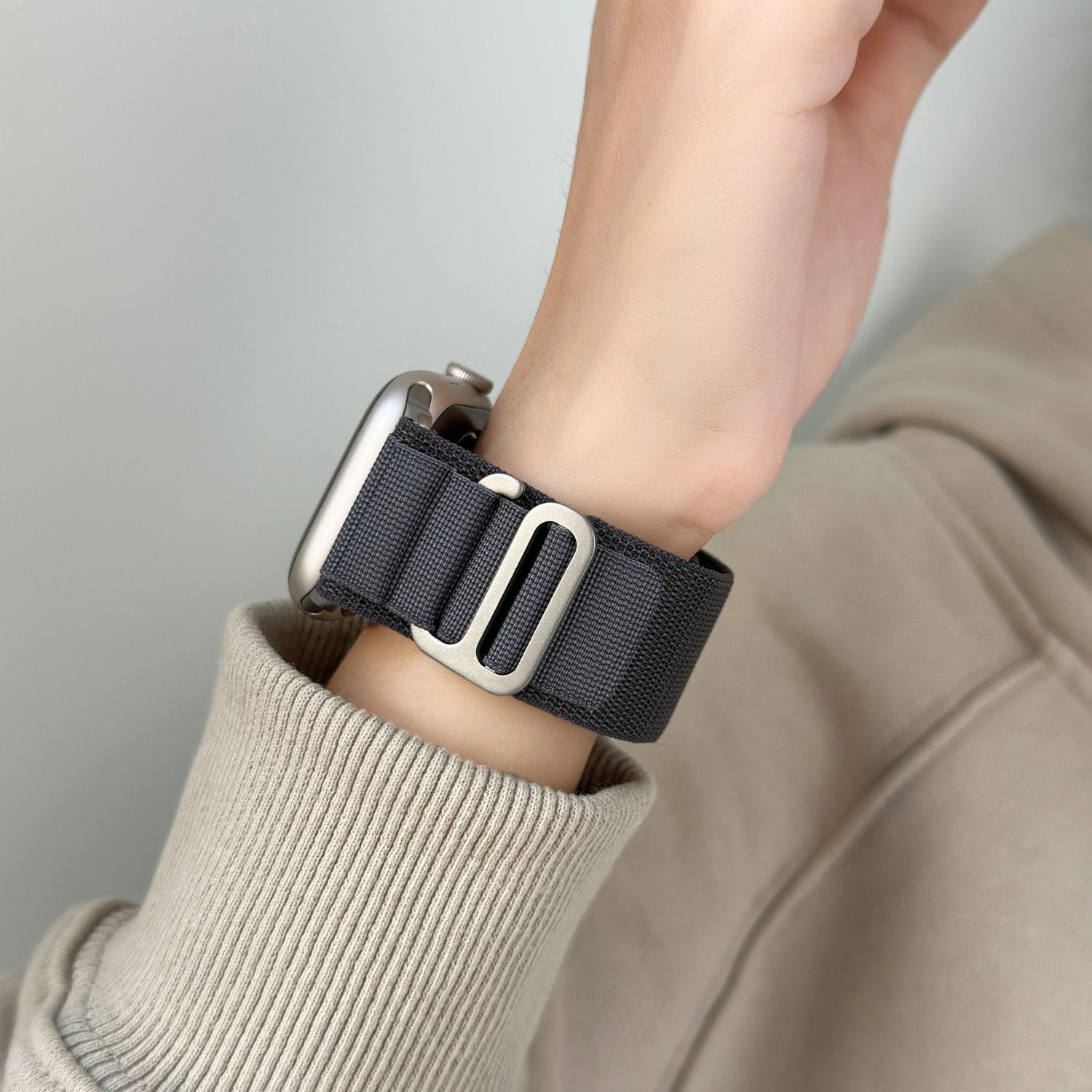 官网高山回环小米红米手表5/4代Redmi5 Watch432表带尼龙编织适用