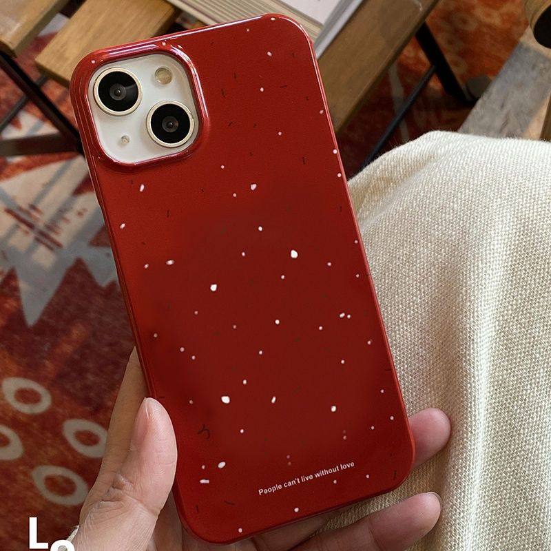 ins小众红底泼墨iPhone13苹果15手机壳14promax简约11高级12软壳7,个性定制/设计服务/DIY,手机壳/保护套定制,淘宝优惠券,粉丝福利购,淘宝优惠卷