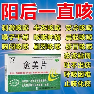 右美愈美片沙芬止咳片上呼吸道感染支气管炎咳嗽咳痰止咳消炎药