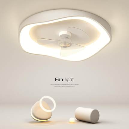 光创意风扇灯简约现代led吸顶灯儿童房卧室客厅灯餐厅房间灯具