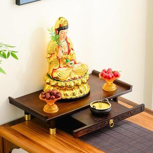 桌面佛台底座台香炉摆放架加高佛像供座台关公摆件架观音菩萨供台