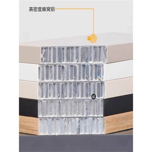 全铝18厘蜂窝板双面PET门定制厨房橱柜门衣柜门板带框免打孔安装