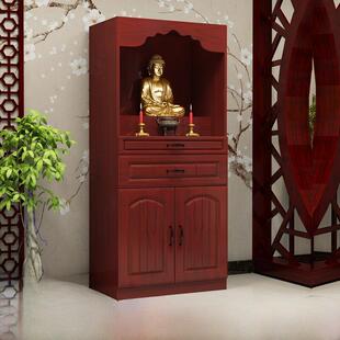 佛龛供桌家用神台立柜佛柜供台白色菩萨财神爷神像柜经济型供奉桌